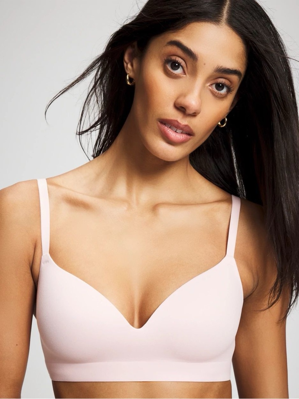 Soma Enbliss Wireless Bra Size 32DDD Light Blush Pink